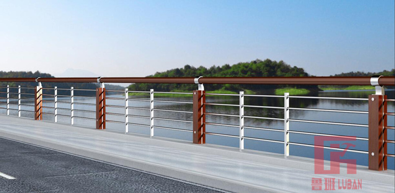 仿木纹河道护栏